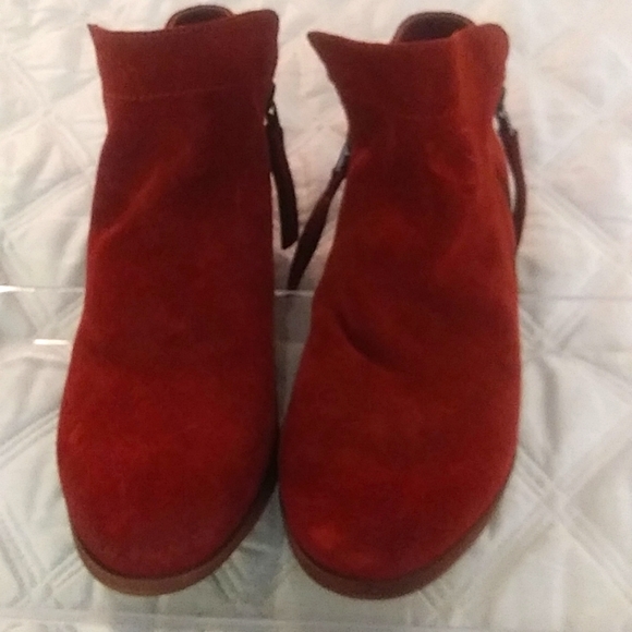 Sam Edelman Packer ankle boots booties Paprika 7 - Picture 3 of 9